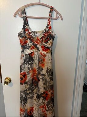 Earthy Feminine Elevated Boho Flirty Floral Bethany Dress Women’s Small